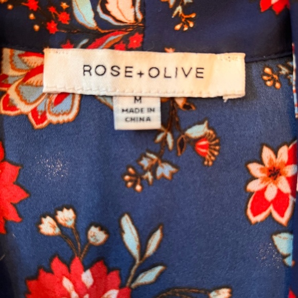Rose + Olive Size M Tank Top - Picture 7 of 8